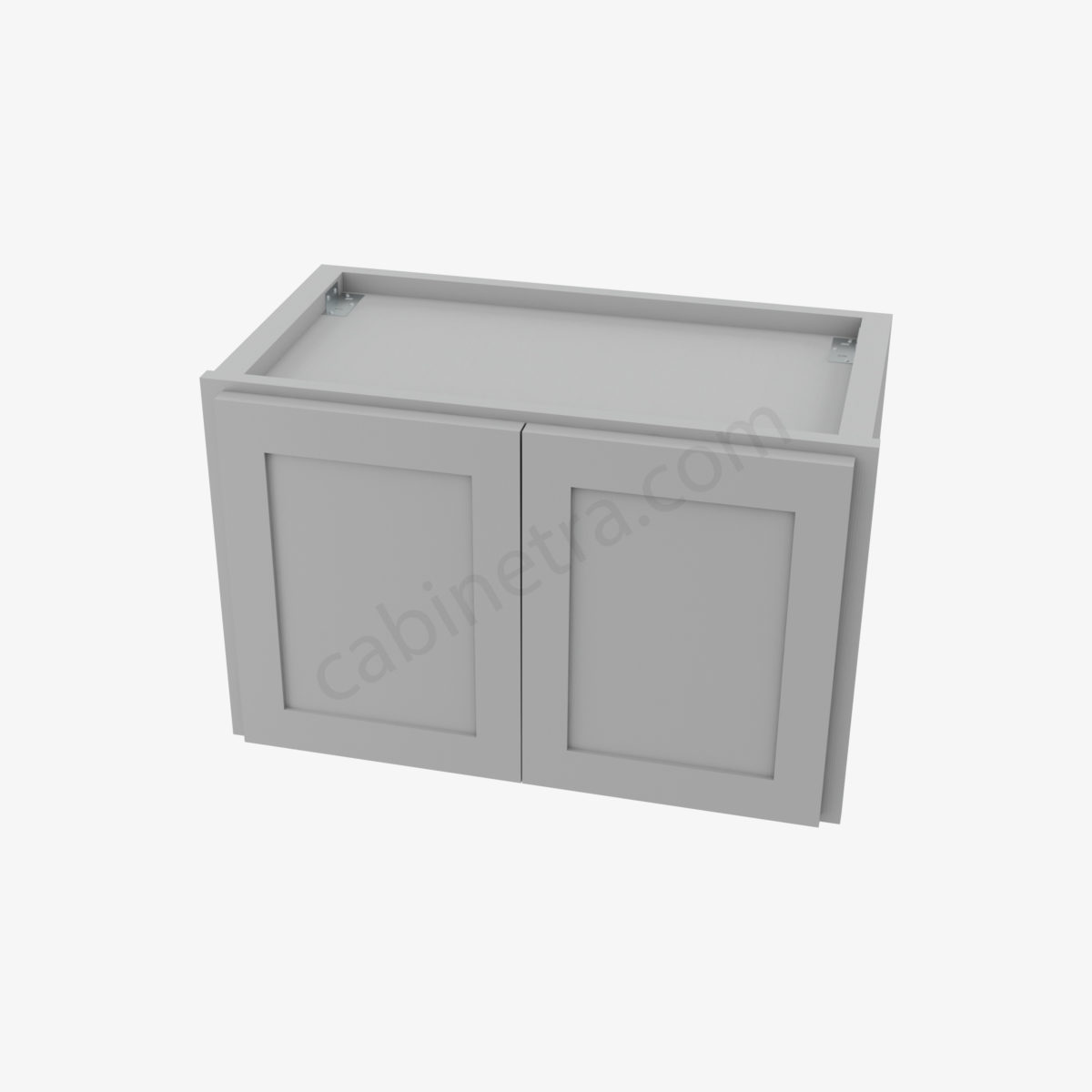 AB W2415B 3 Forevermark Lait Gray Shaker Cabinetra scaled