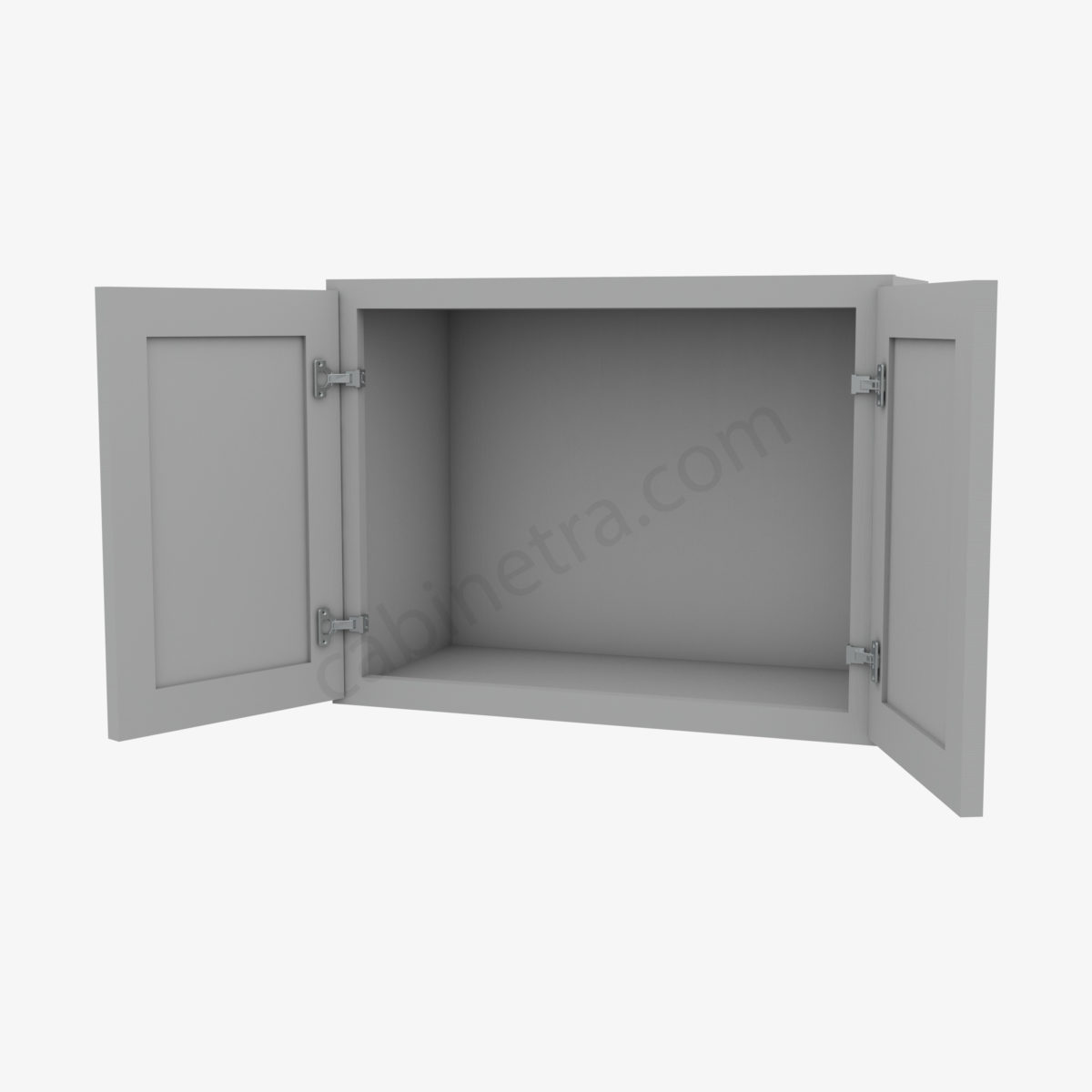 AB W2418B 5 Forevermark Lait Gray Shaker Cabinetra scaled