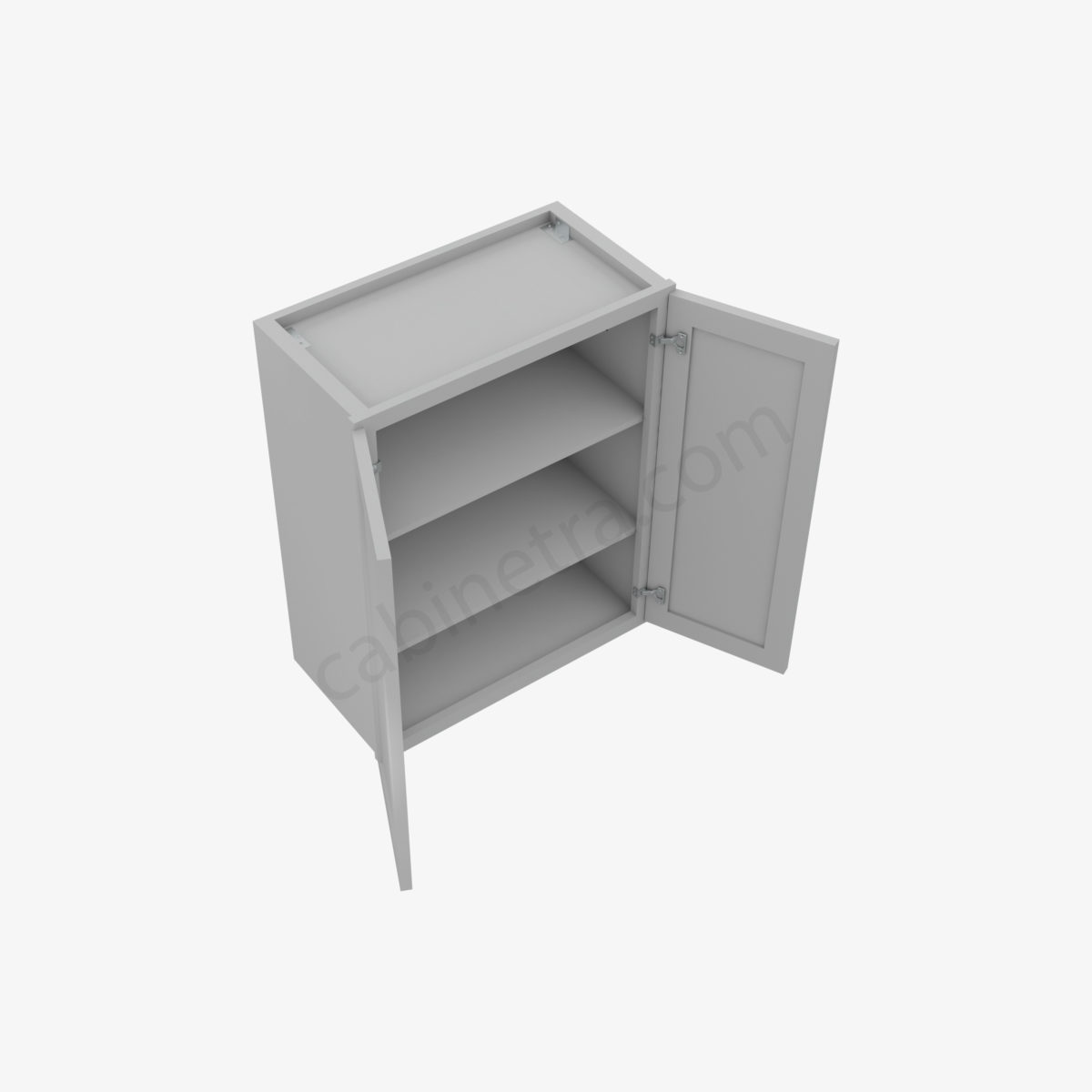 AB W2430B 2 Forevermark Lait Gray Shaker Cabinetra scaled