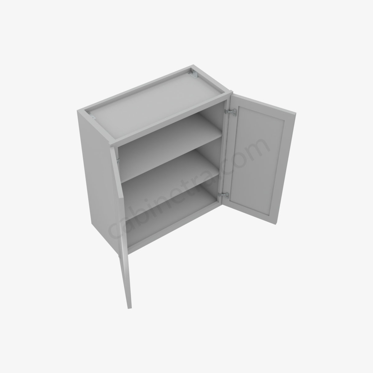 AB W2730B 2 Forevermark Lait Gray Shaker Cabinetra scaled