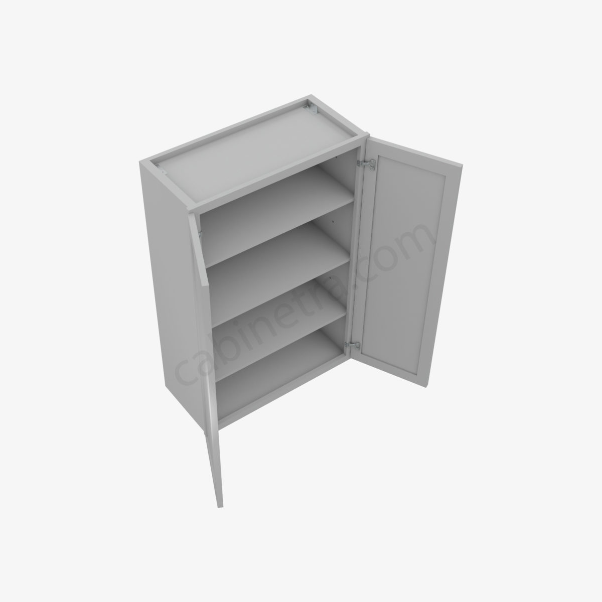 AB W2742B 2 Forevermark Lait Gray Shaker Cabinetra scaled