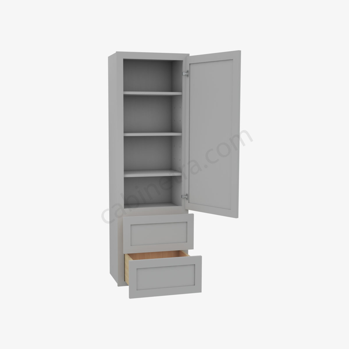 AB W2D1860 1 Forevermark Lait Gray Shaker Cabinetra scaled