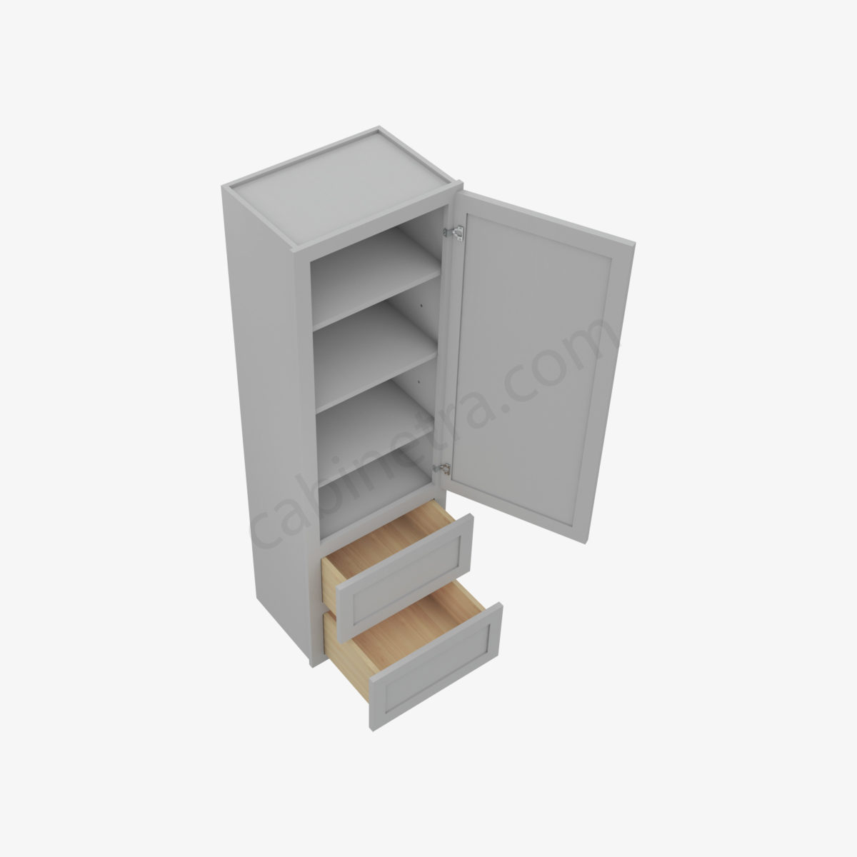 AB W2D1860 2 Forevermark Lait Gray Shaker Cabinetra scaled