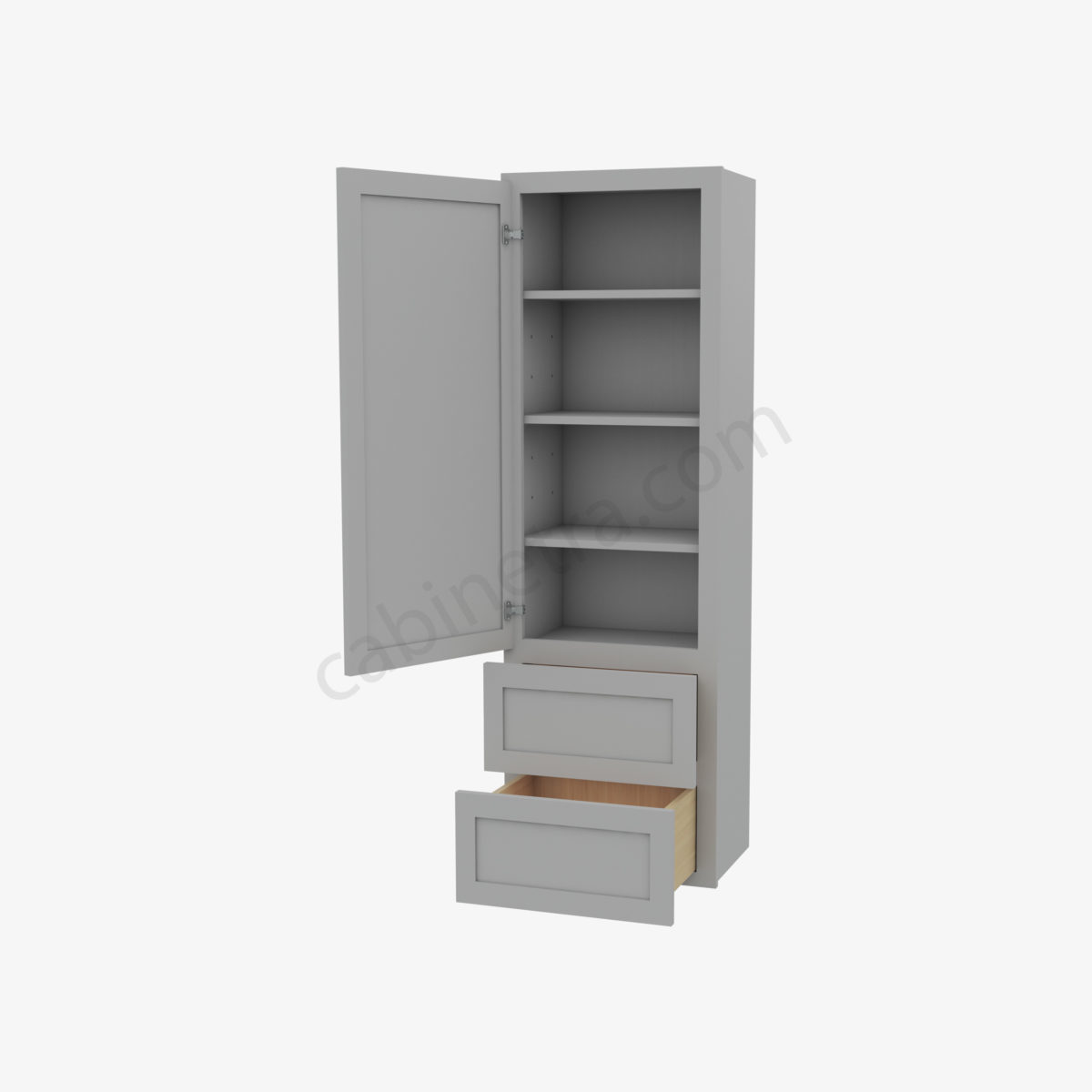 AB W2D1860 5 Forevermark Lait Gray Shaker Cabinetra scaled