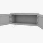 AB W3012B 5 Forevermark Lait Gray Shaker Cabinetra scaled
