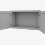 AB W3018B 5 Forevermark Lait Gray Shaker Cabinetra scaled