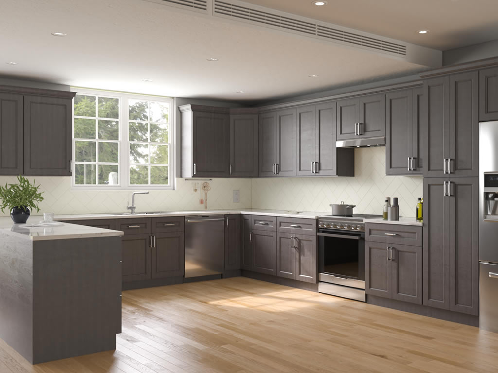 Townsquare Grey Kitchen Cabinet