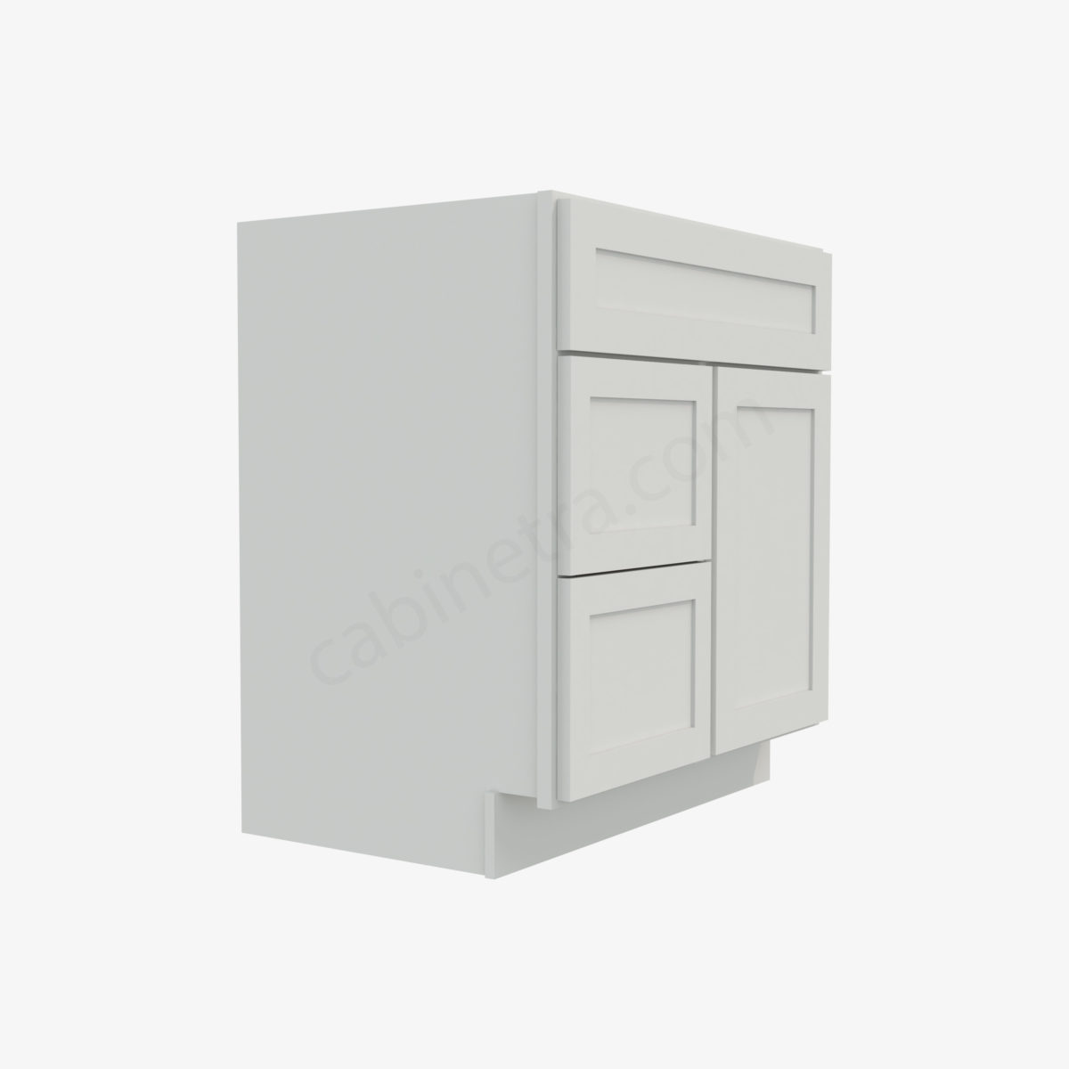 AW S3021DL 34 4 Forevermark Ice White Shaker Cabinetra scaled