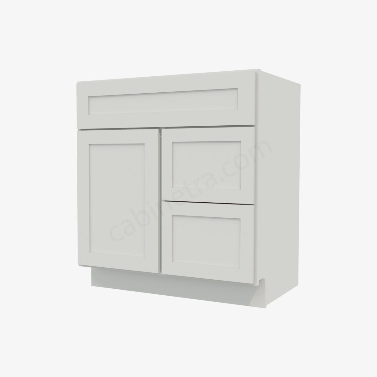 AW S3021DR 34 0 Forevermark Ice White Shaker Cabinetra scaled