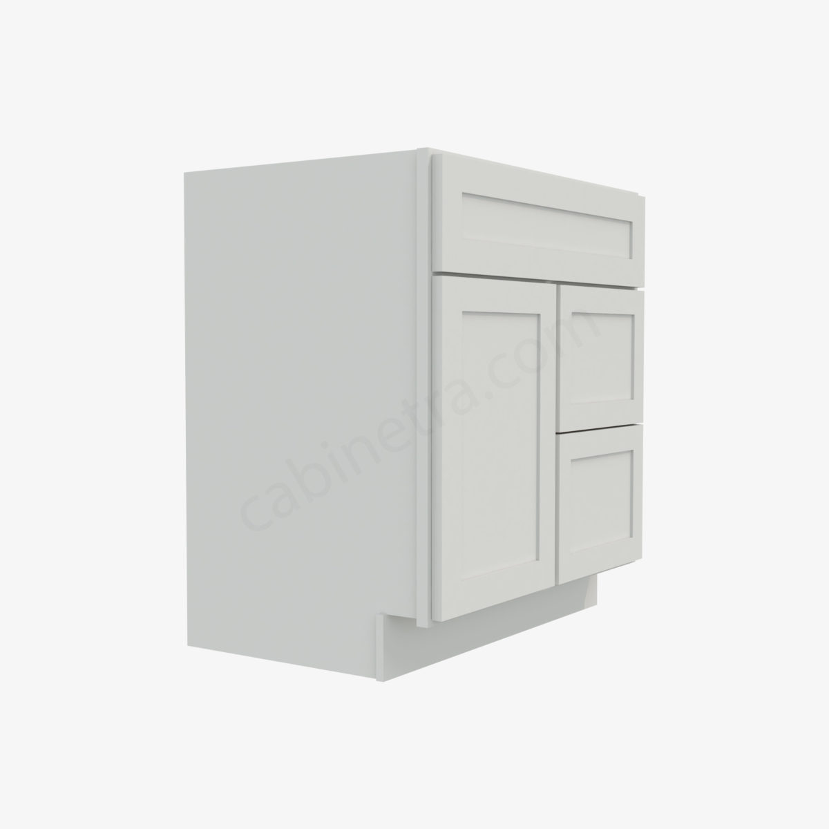 AW S3021DR 34 4 Forevermark Ice White Shaker Cabinetra scaled