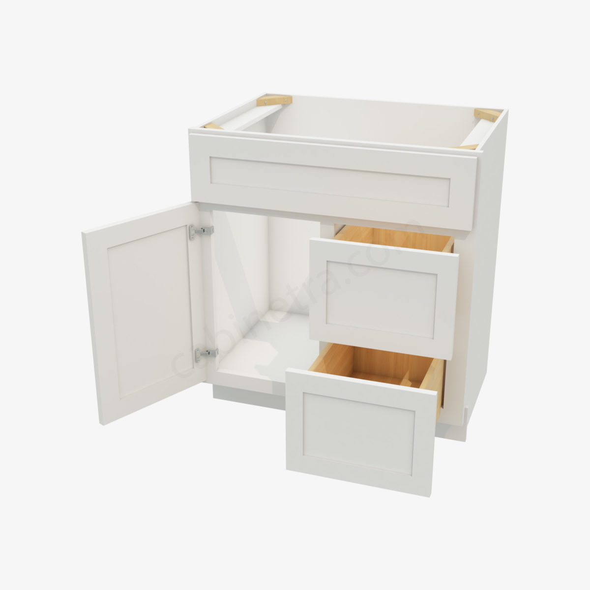 AW S3021DR 34 5 Forevermark Ice White Shaker Cabinetra scaled