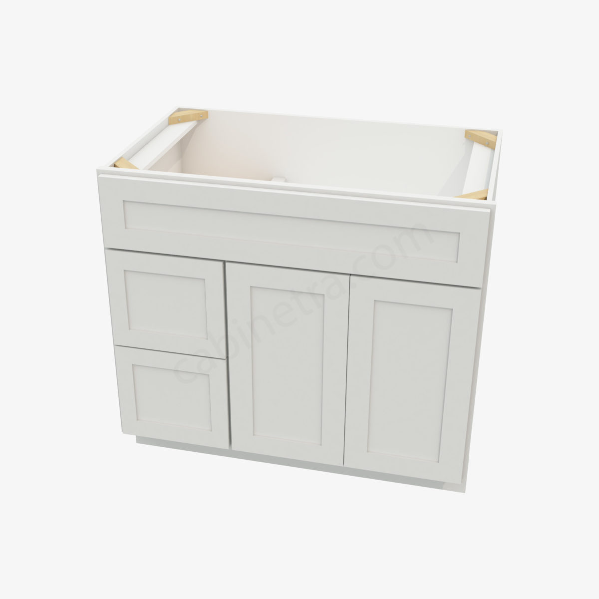 AW S3621BDL 34 3 Forevermark Ice White Shaker Cabinetra scaled