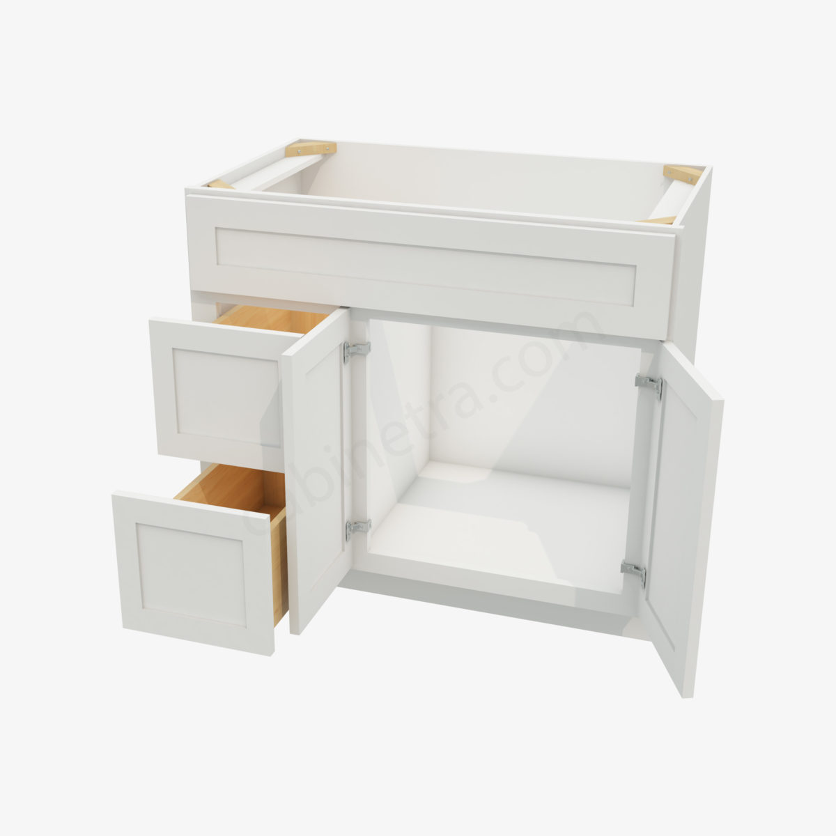 AW S3621BDL 34 5 Forevermark Ice White Shaker Cabinetra scaled