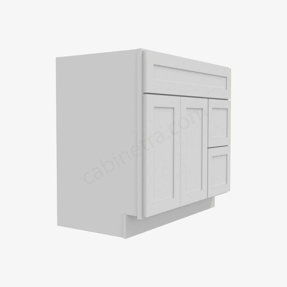 AW S3621BDR 34 4 Forevermark Ice White Shaker Cabinetra scaled