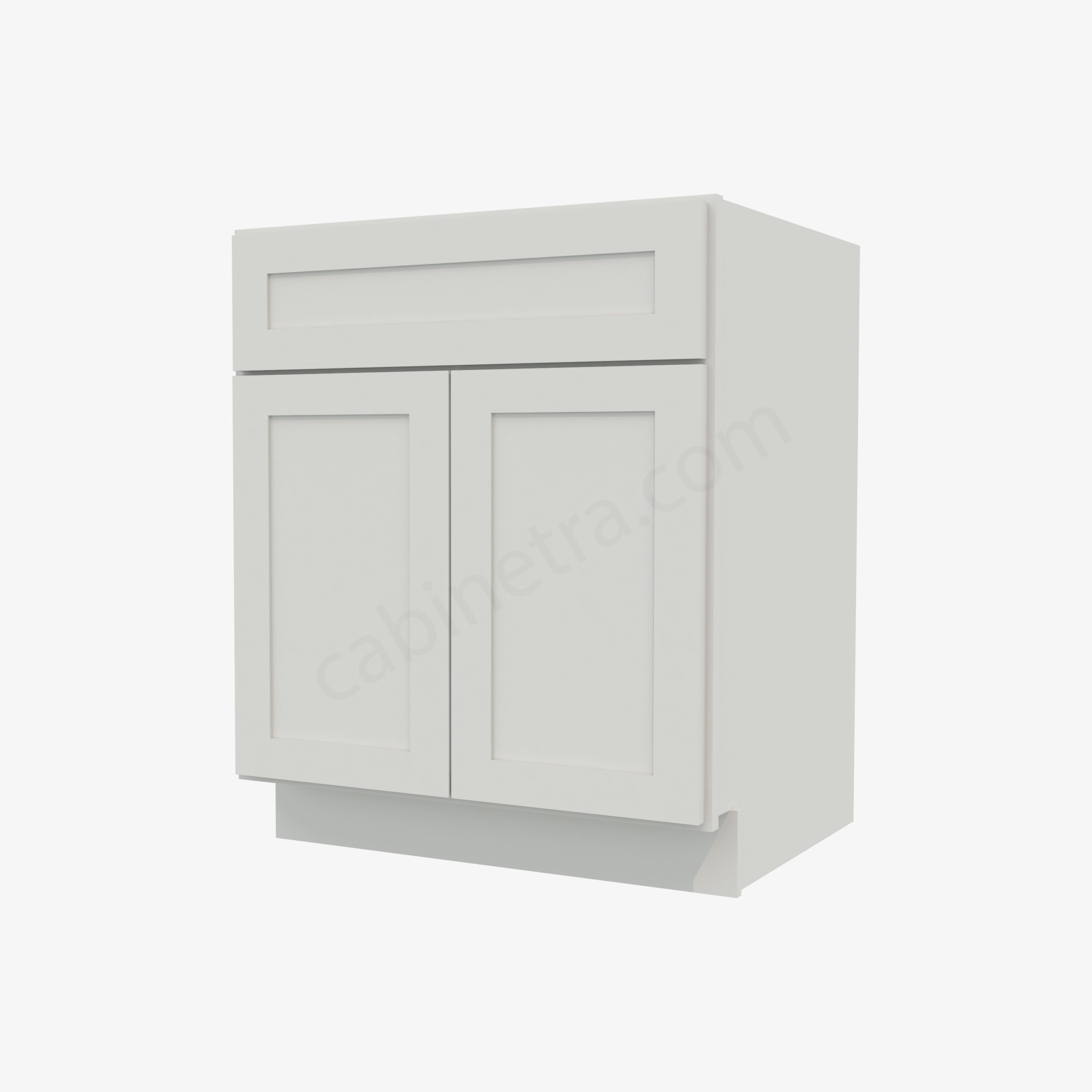 Forevermark AW-SB27B: Ice White Shaker 27 2 Door Sink Base Cabinet