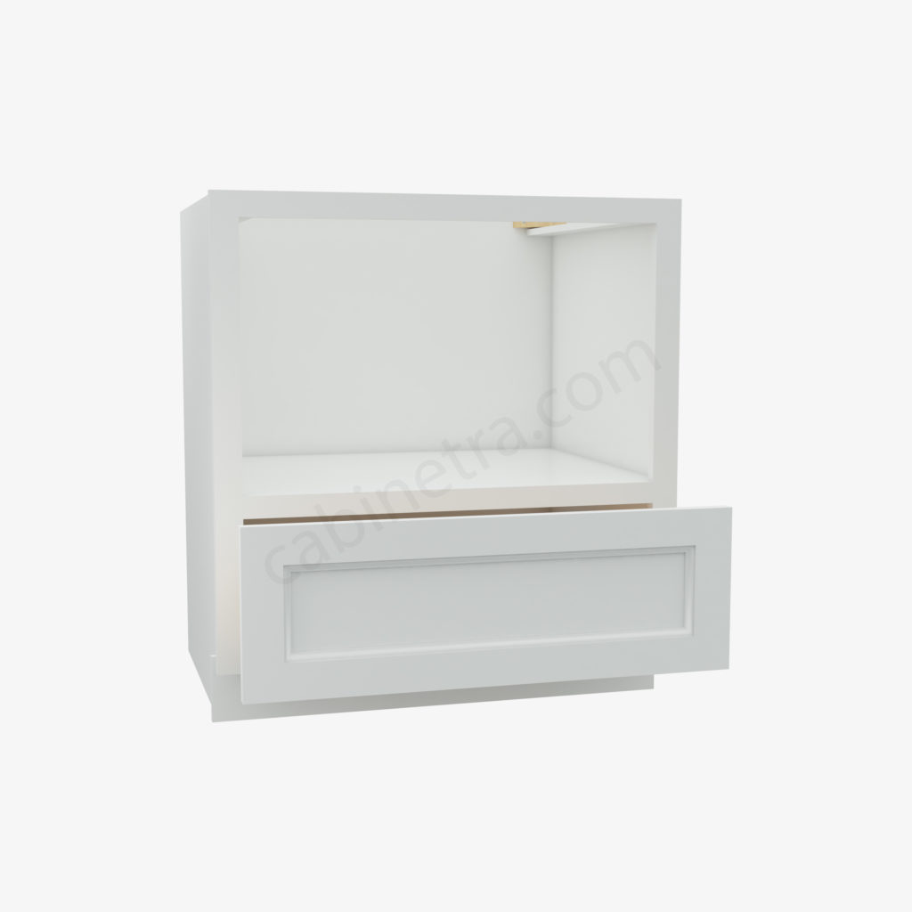 TW-B30MW (30"W) Microwave Base Cabinet | Forevermark Uptown White