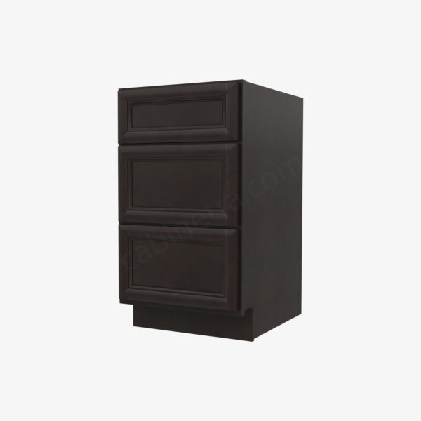 KW-DB18(3) 3 Drawer Pack Base Cabinet | Forevermark K-White | Cabinetra.com