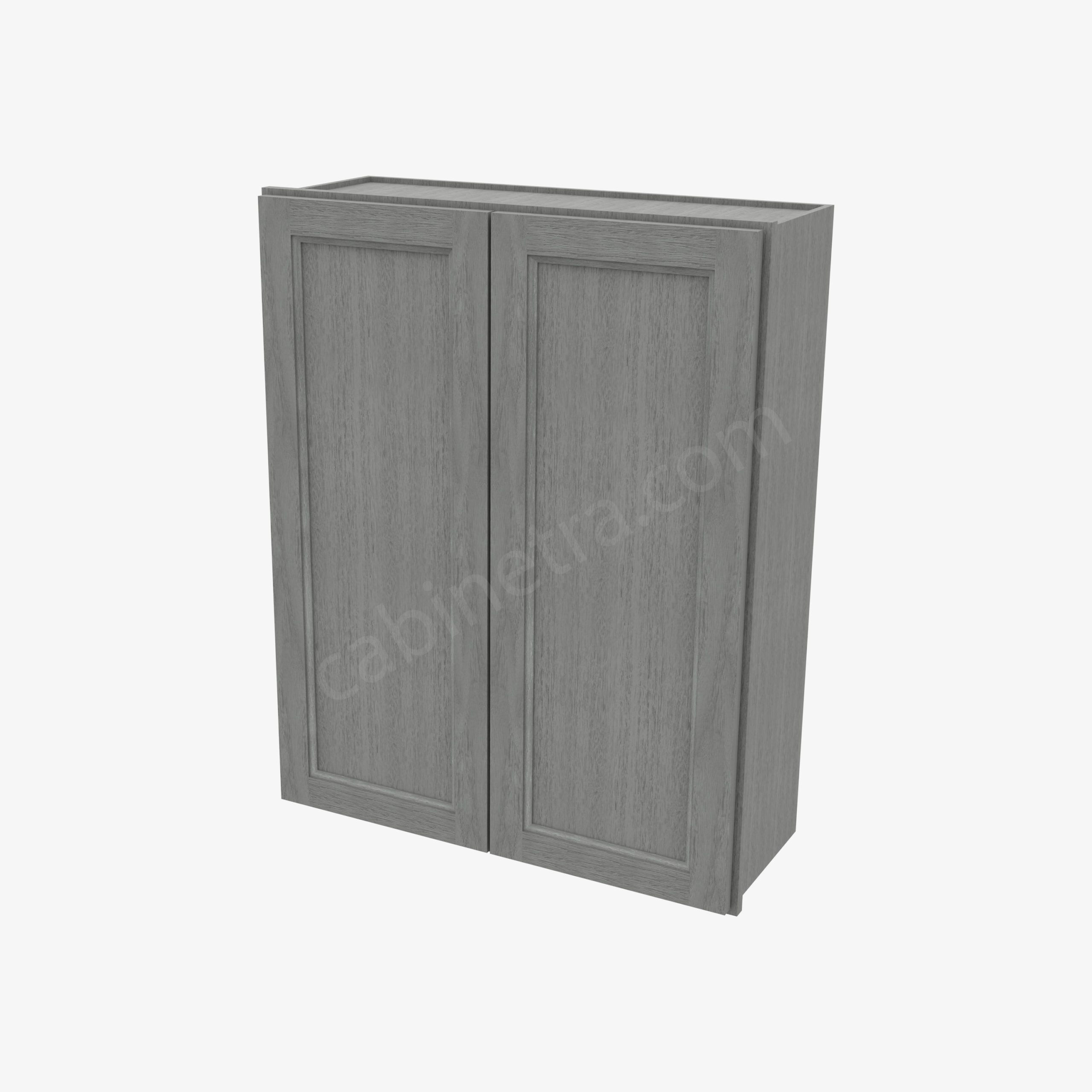 W3342B - 42 Double Door Wall Cabinet - Lait Grey