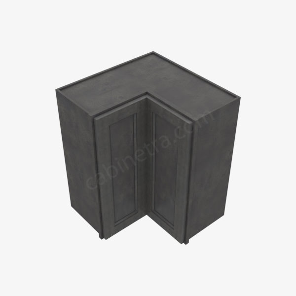 TS-WSQ2430 Easy Reach Wall Corner Cabinet | Forevermark Townsquare Grey | Cabinetra.com